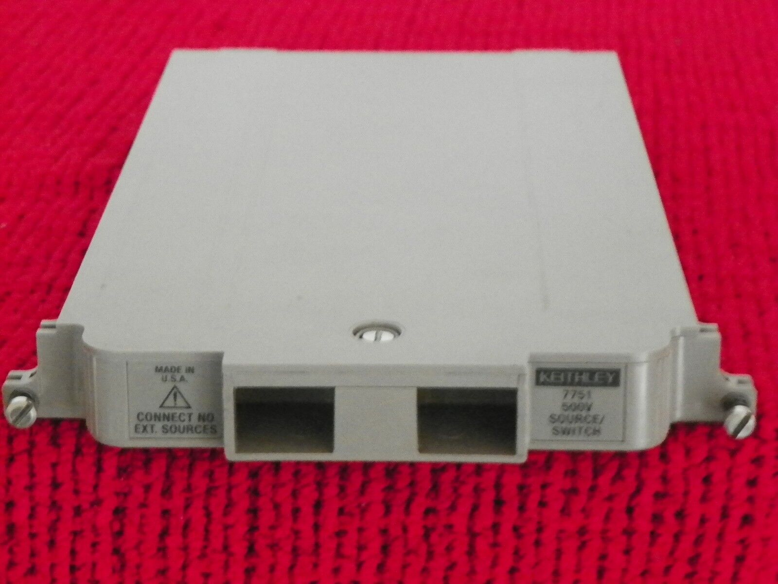 Keithley 7751 High Voltage Current Source/Switch Keithley shelf exp'ed NIST cal. Keithley 7751 High Voltage Current Source/Switch Keithley shelf exp'ed NIST cal.